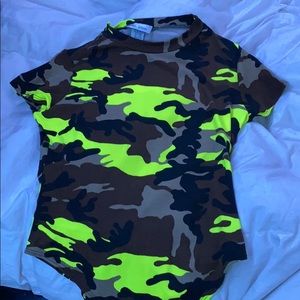 This is a body suit. size: 1x soft matirial